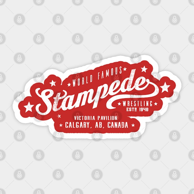 Stampede Wrestling Sticker by Snomad_Designs